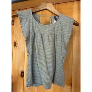 ZARA TRAFALUC Collection Cap Sleeve Top SZ XS